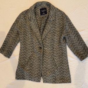 American Eagle Gray Wool Blend Coat